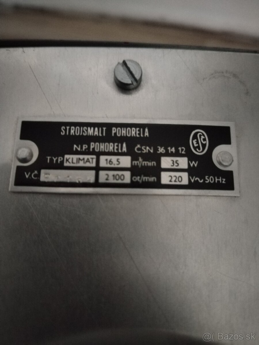 Ventilátor klimat