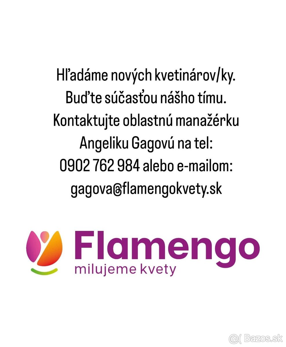 Hľadáme kvetinárku