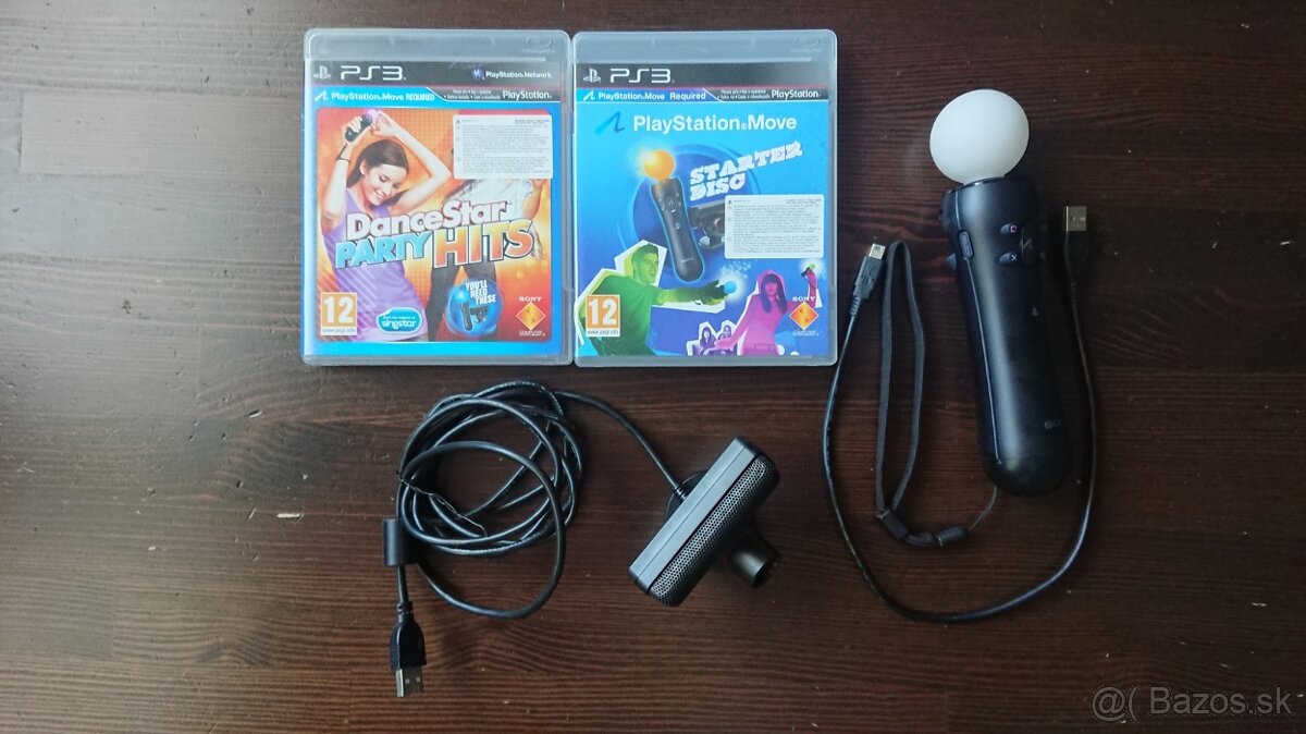 Pohybový ovládač PS3 s kamerou a hrami pre ps3