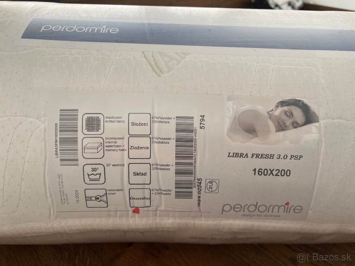 Matrac Perdormire Libra Fresh 3.0 160x200