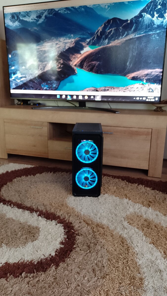 Herný výkonný PC-Ryzen 5+RTX 2080+32 GB RAM+NVMe+ARGB s DO