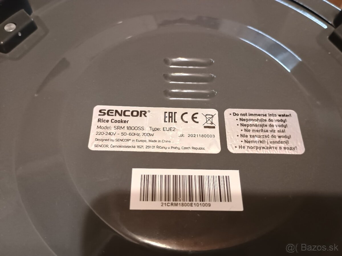 Ryžovar Sencor SRM1800SS