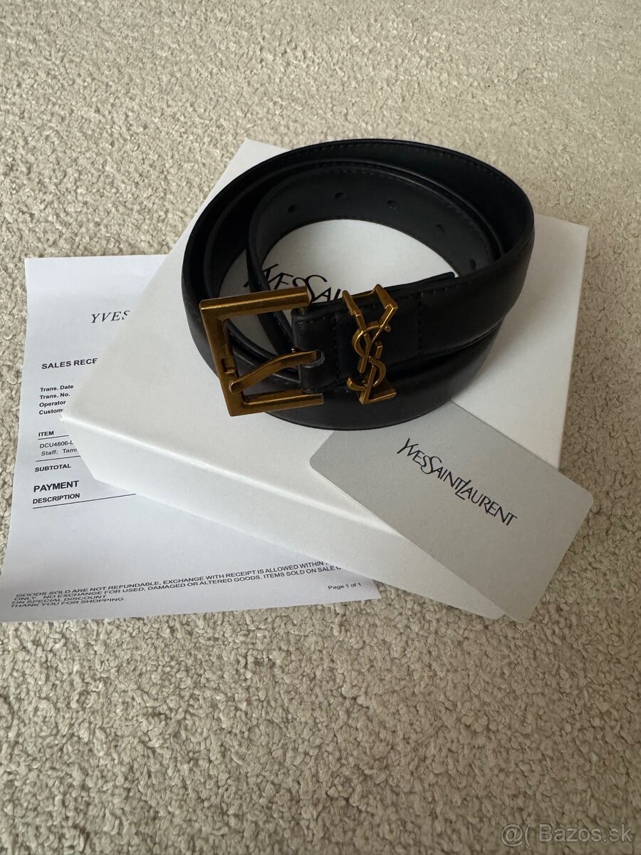 YSL opasok, komplet balenie