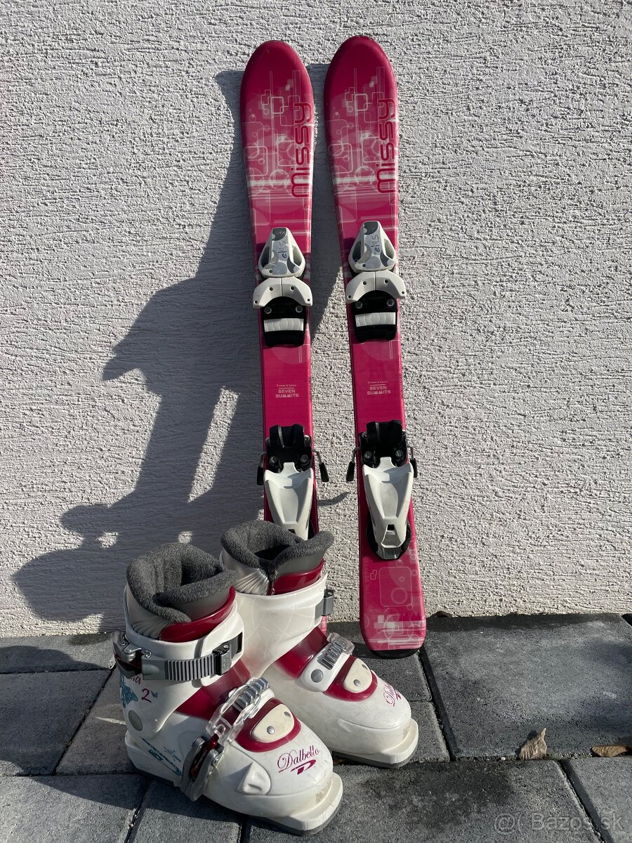 Detské lyže a lyžiarky pre škôlkara