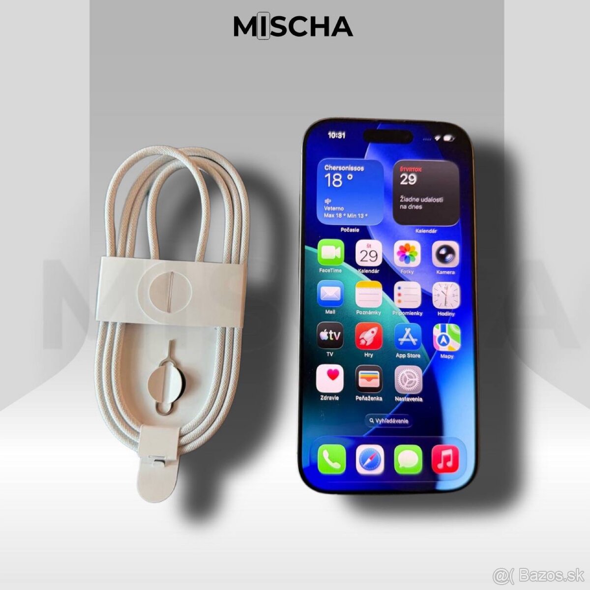 iPhone 16 Pro 128Gb farba Natural Titanium