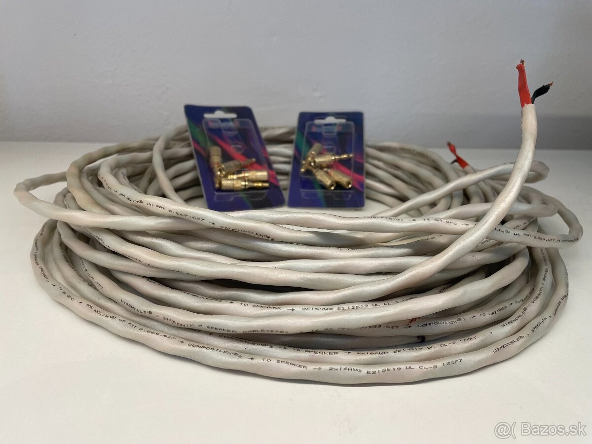 Wireworld Stream 7 Speker Cable - repro kábel 2x10m