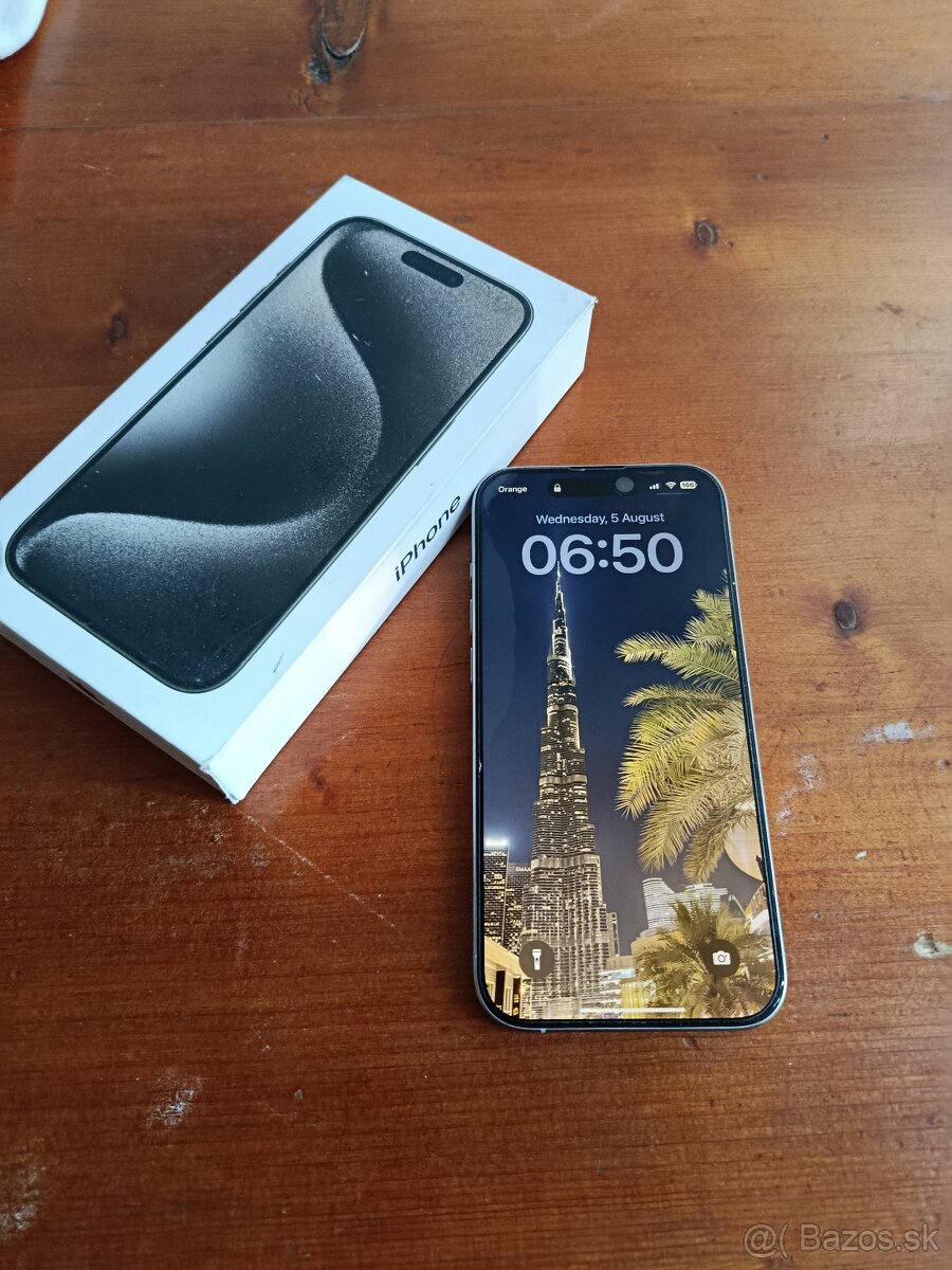 Predám biely iPhone 15 Pro 128 GB