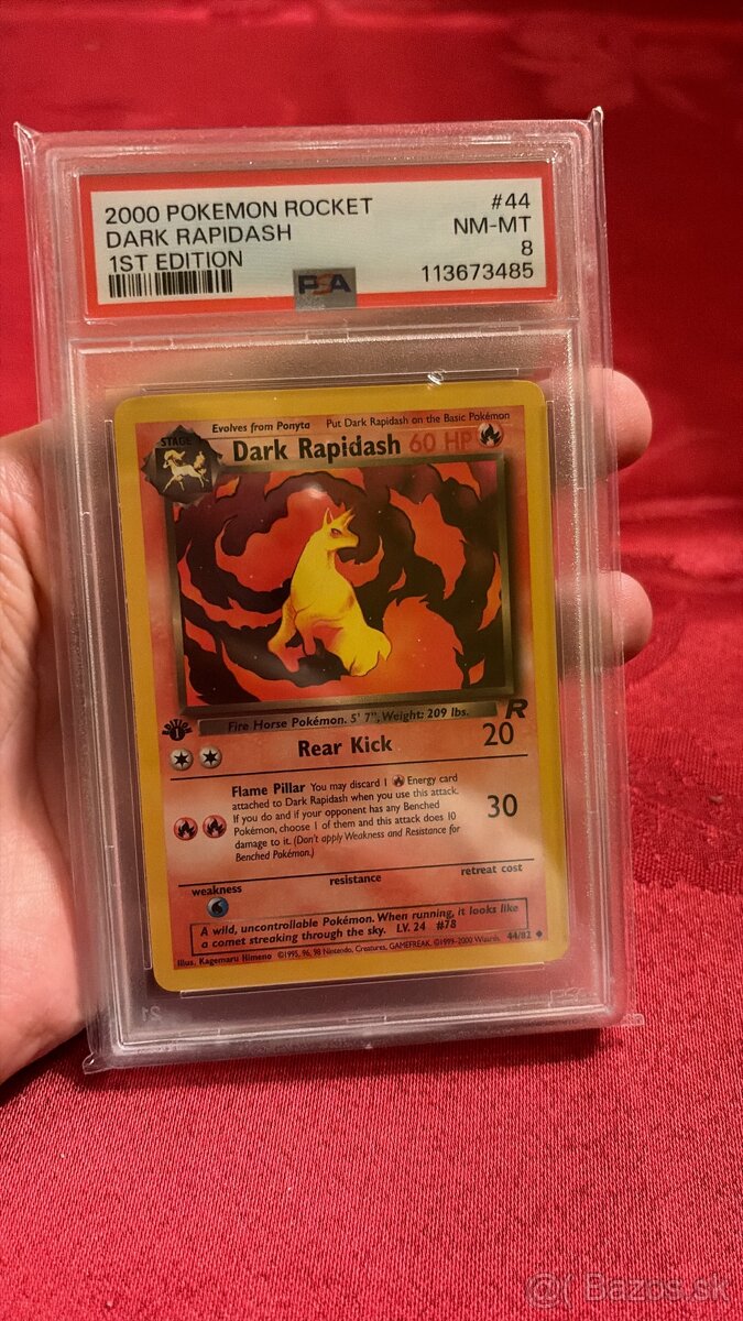 PSA Pokemon Dark Rapidash