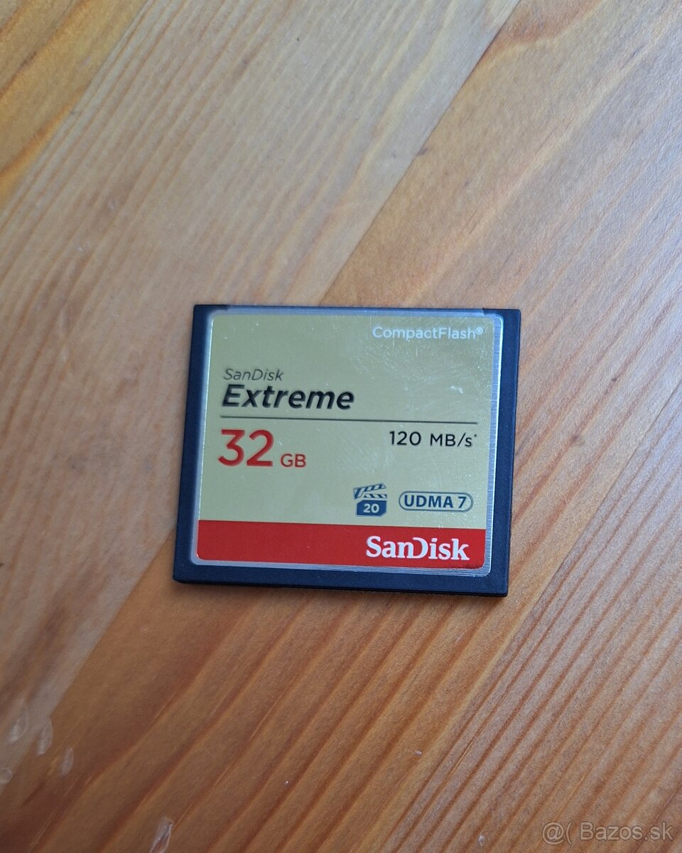 CompactFlash SanDisk Extreme 32GB 120 MB/s