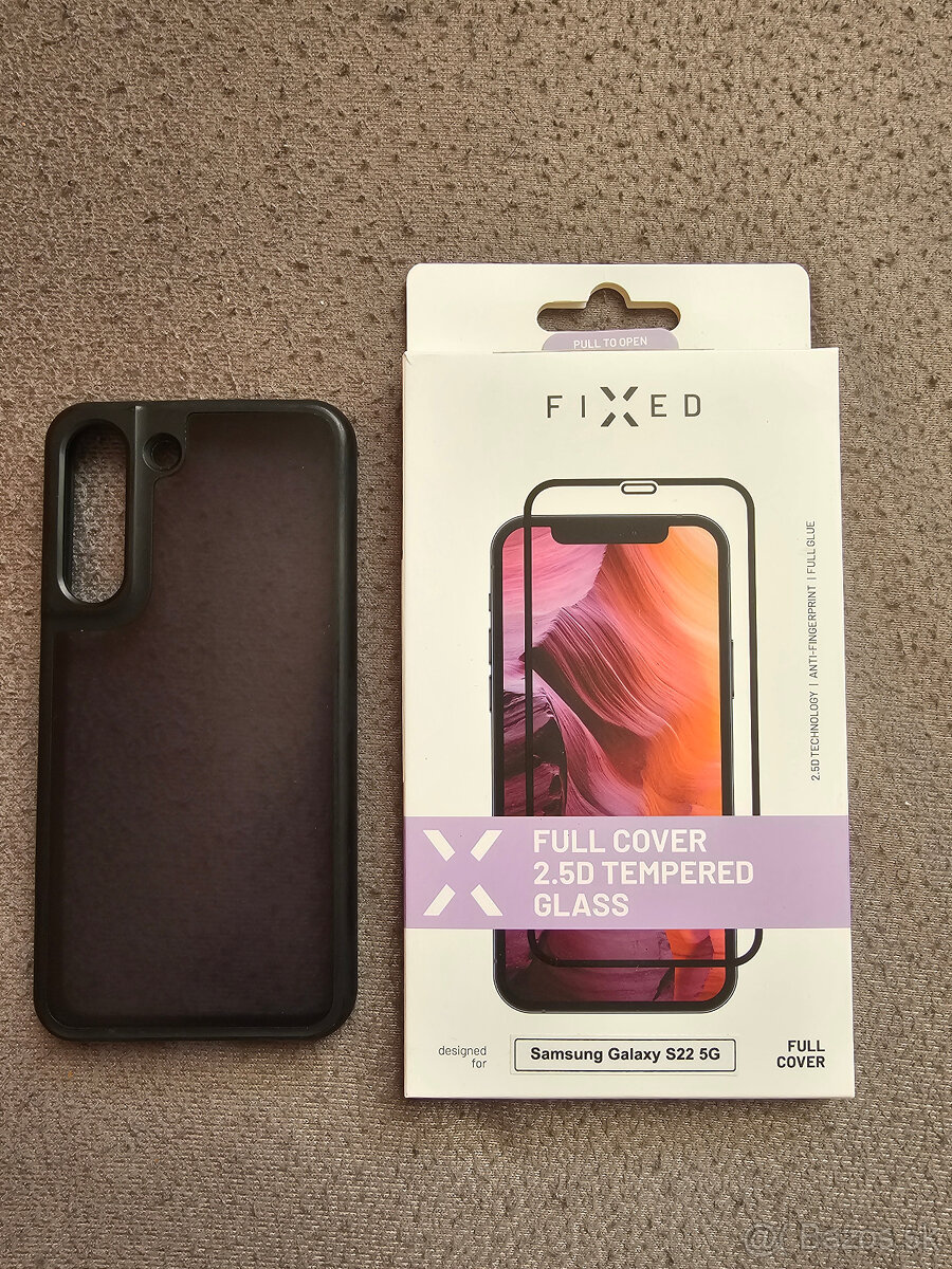 Predám tvrdené sklo a obal na Samsung S22