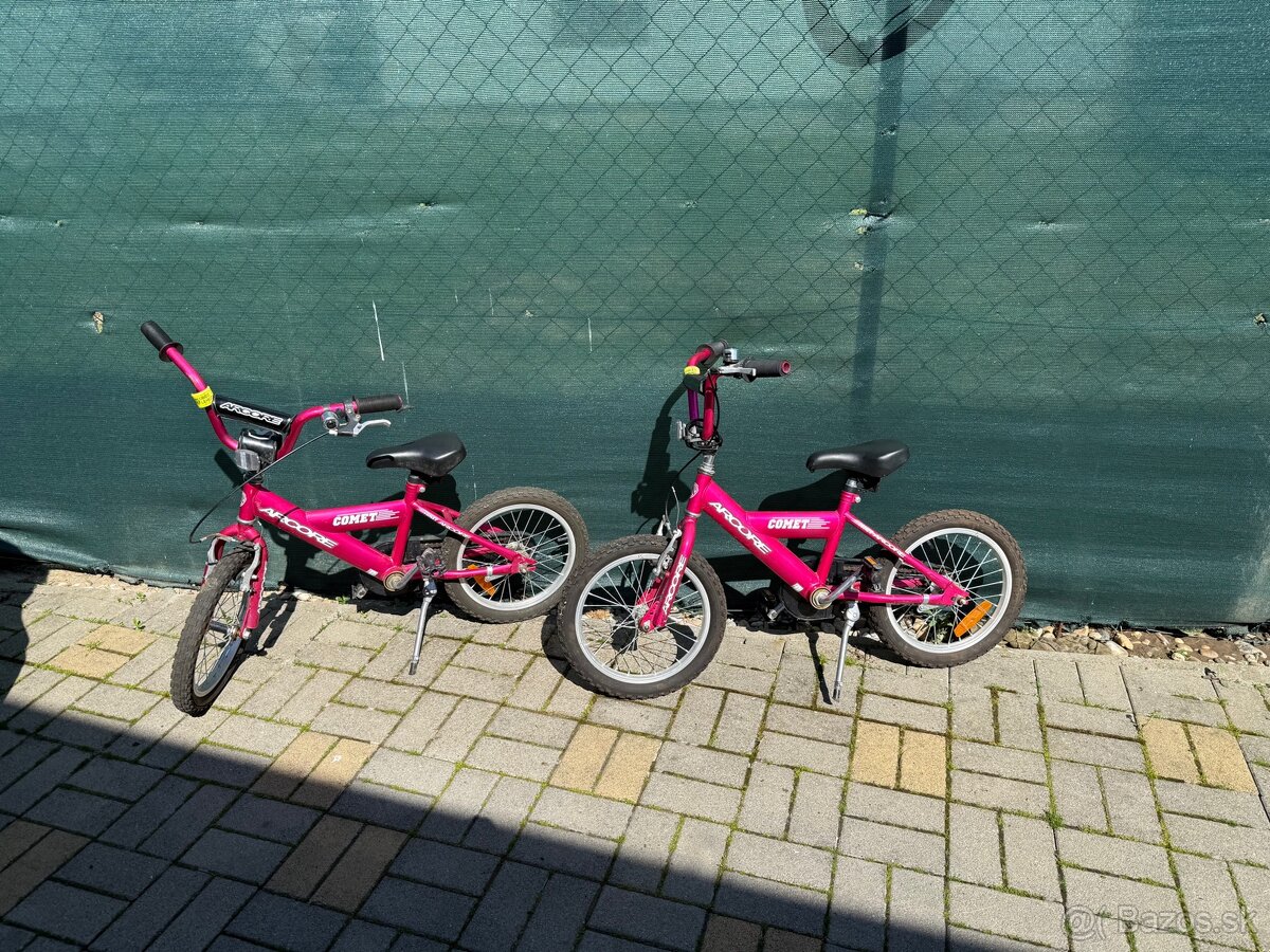 Predam 2ks detsky bicykel 16-tka
