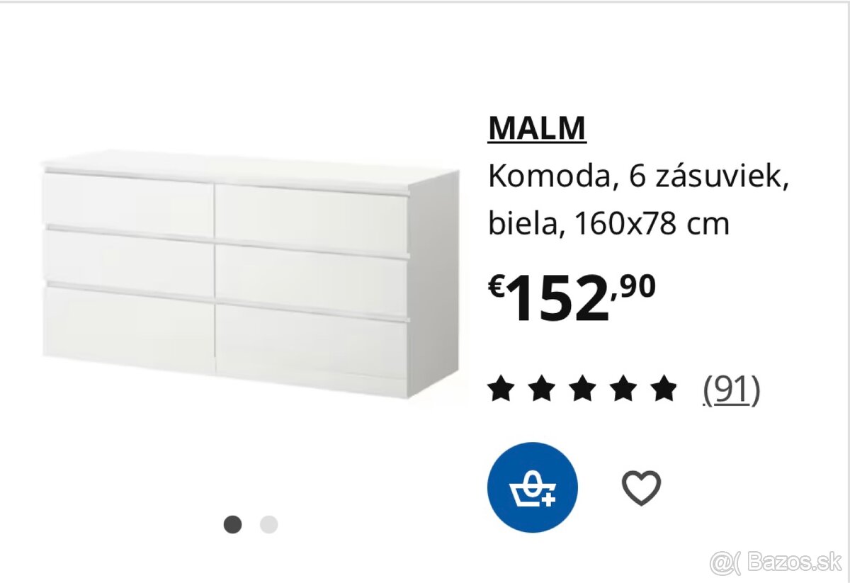 Komoda Ikea Malm