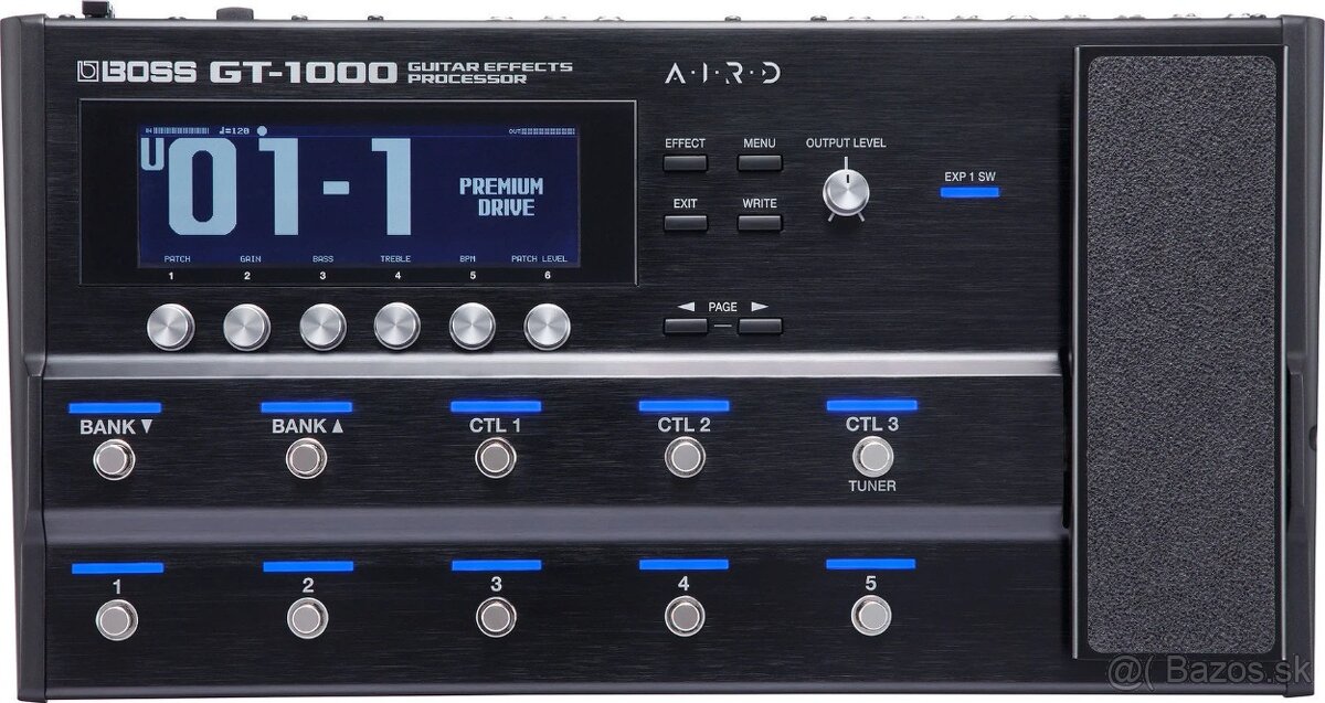 Boss GT-1000 Gitarový multiefekt + Thon Case + JP IR's