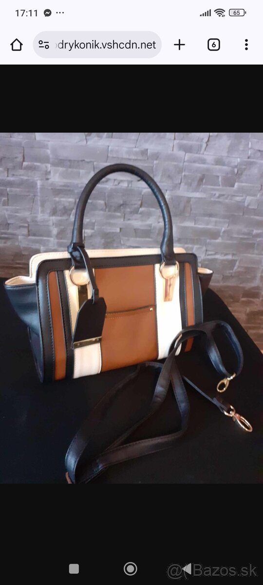 Elegantná nenosené kabelka