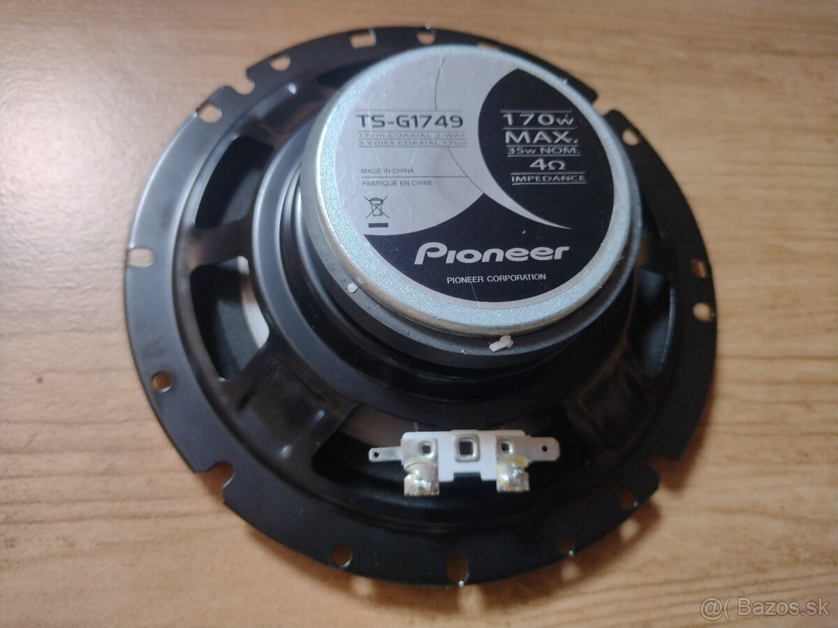 Predám nepoužité autoreproduktory pioneer