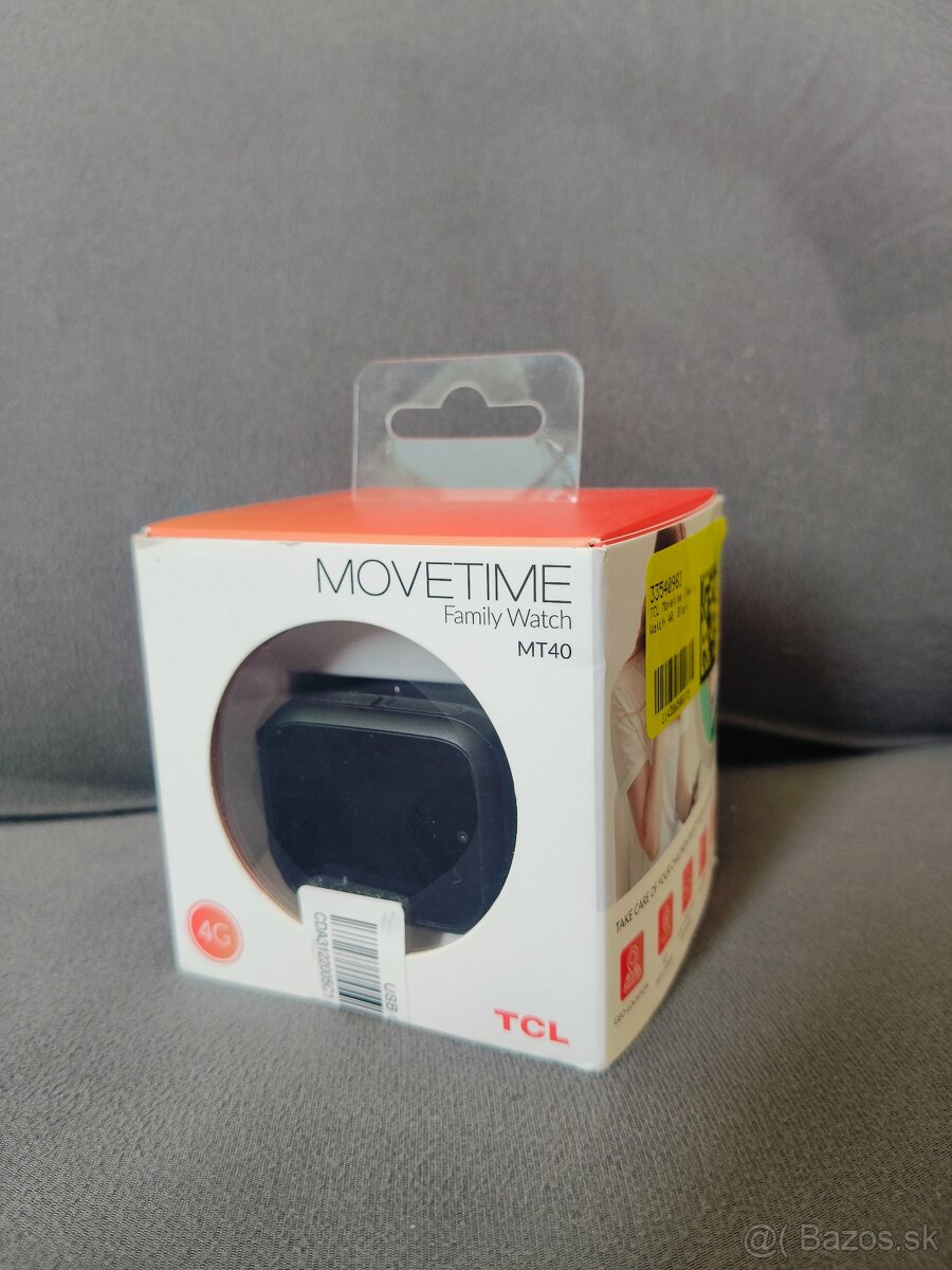 Úplne nové hodinky čierne TCL FAMILY WATCH MT40