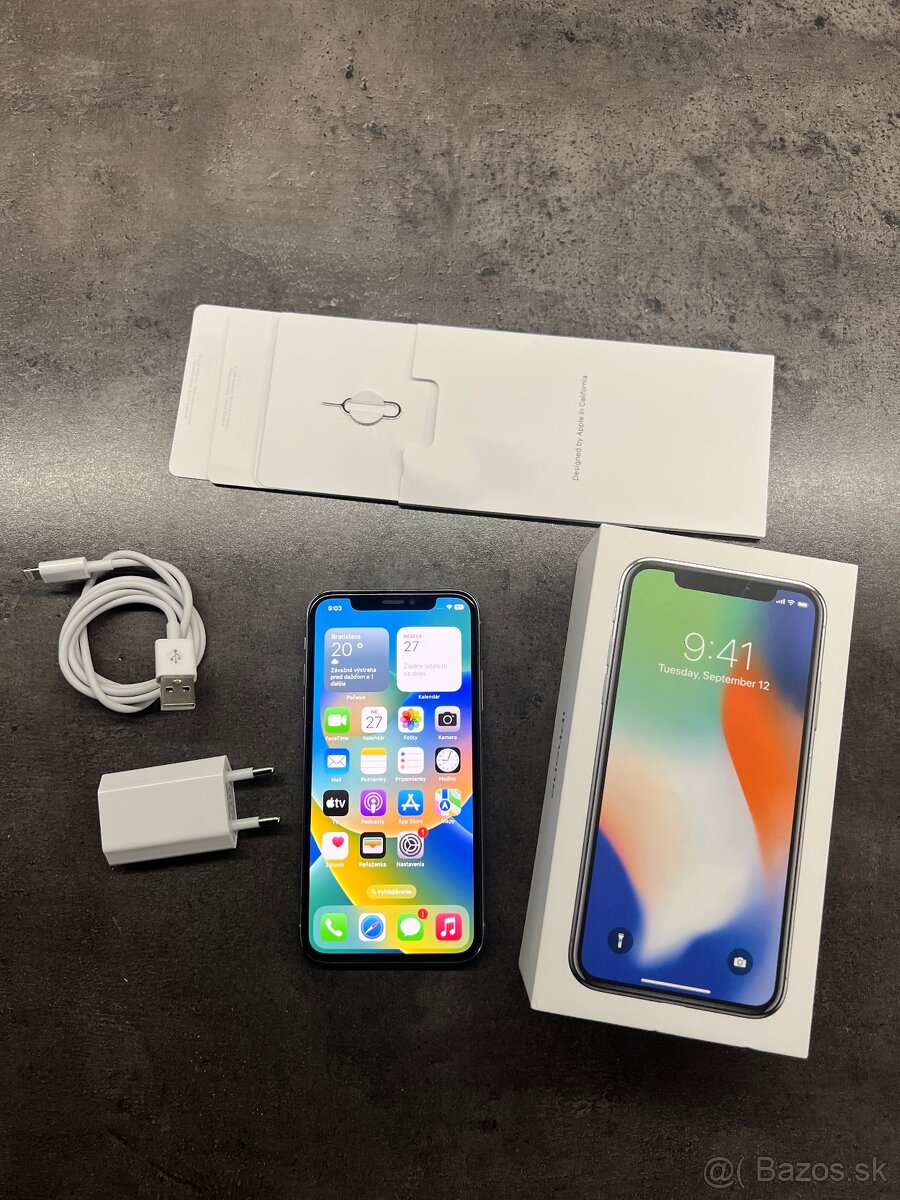 Predam Iphone X 256gb biely