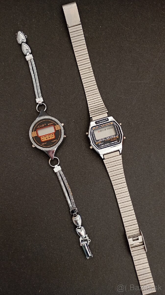 Staré digitálne hodinky "digitálky".