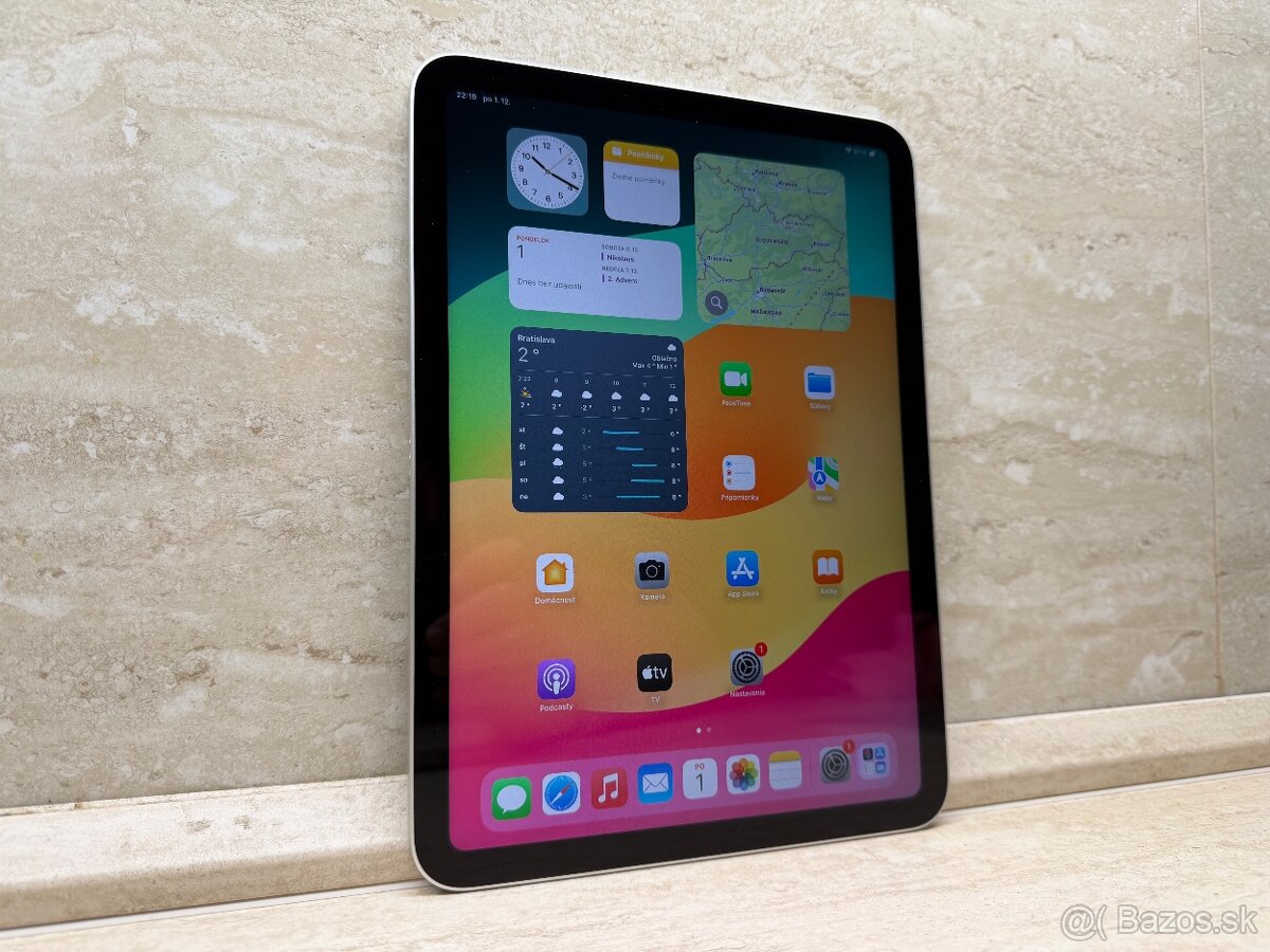 iPad 10. Gen 64GB Wi-Fi Silver, záruka 17.11.2026