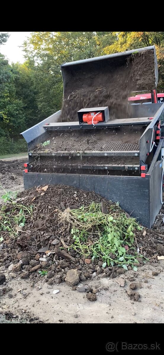 PRENÁJOM MOBILNEJ TRIEDIČKY ZEMINY