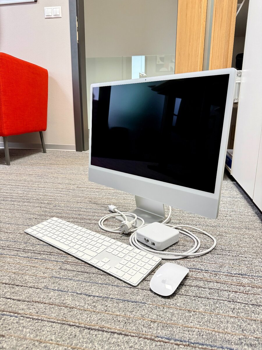 Apple iMac 24" M1, 2021, 256GB + magic keyboard / mouse