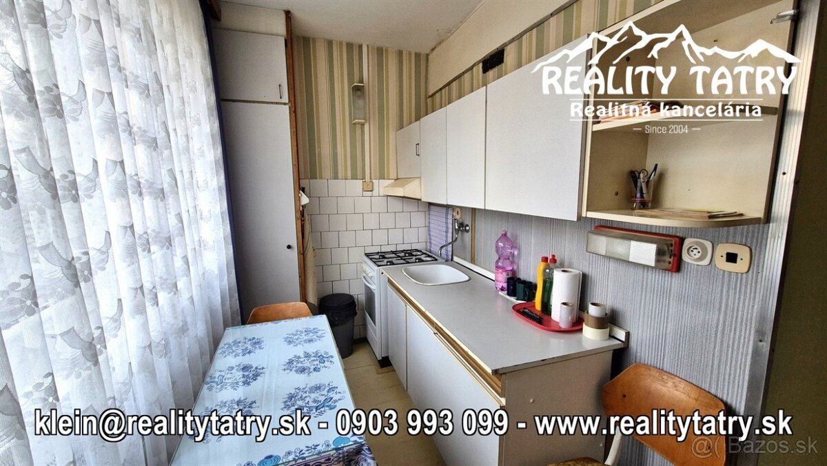 Byt 3 izbový 67 m2 ul. L.Svobodu v Poprade - TOP LOKALITA