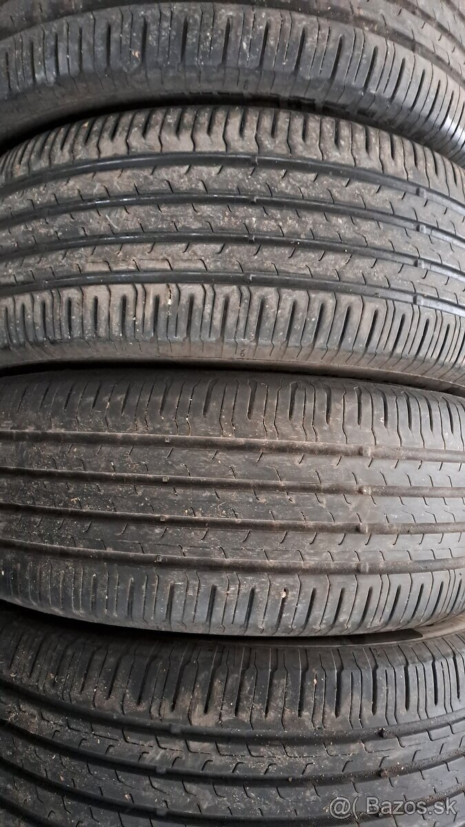 Predám 4ks jazdené letné 235/55r18-104V Continental