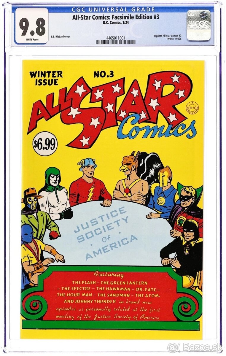 All Star Comics Facsimile Edition #3A – CGC 9.8