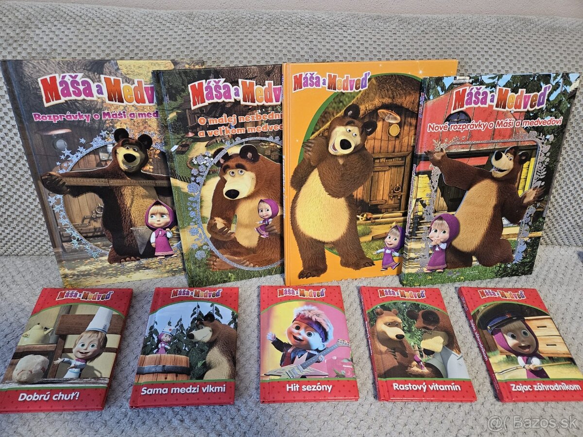 Predám detské knižky Masa a Medved