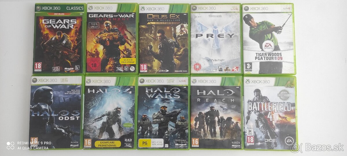 Xbox 360 slim 250gb+hry