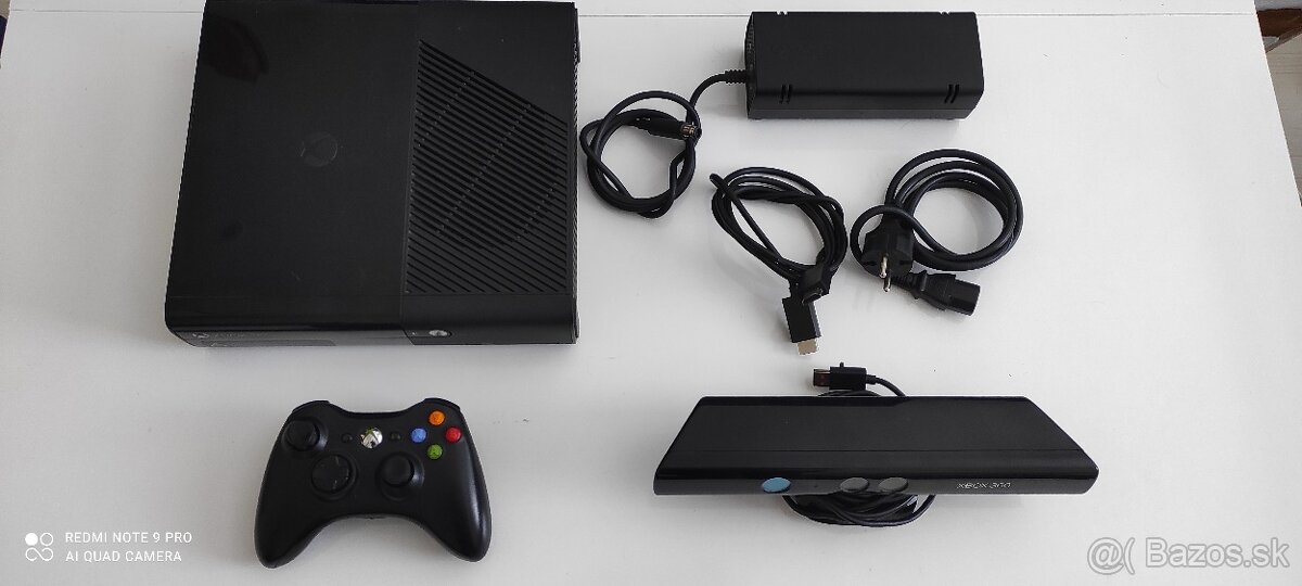 Xbox 360 slim 250gb+kinect a hry