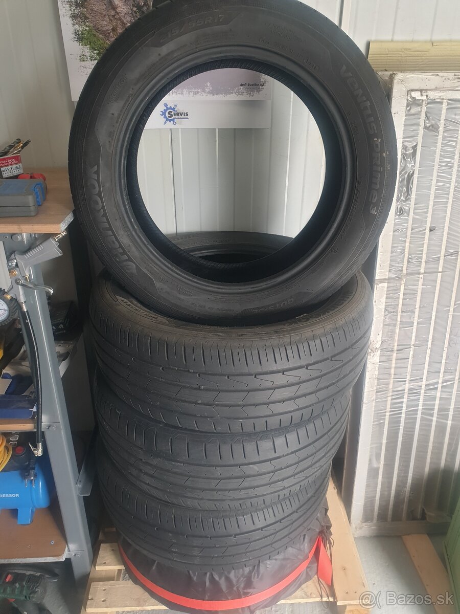 Predam letne gumy Hankook Ventus prime 3 215/55 r17