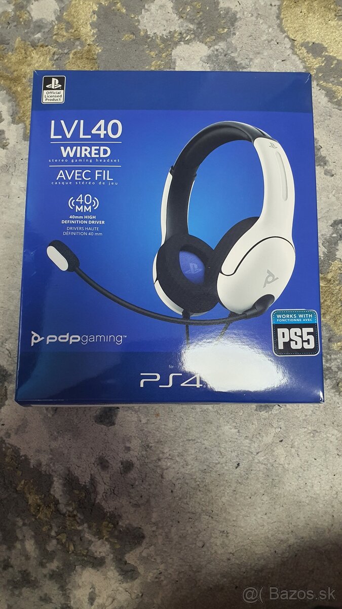 PDP gaming PS4 PS5 sluchadla