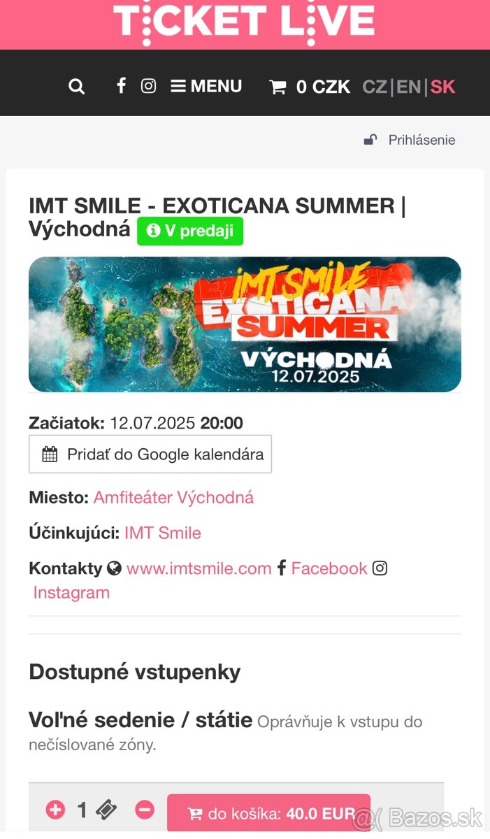 IMT Smile, Východná, 12.7.2025