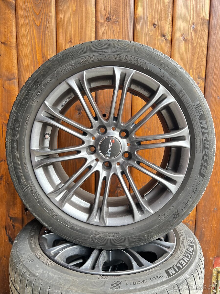 AVUS AC-MB1 hliníkové disky 8Jx17 5x120 ET30 ANTHRACITE