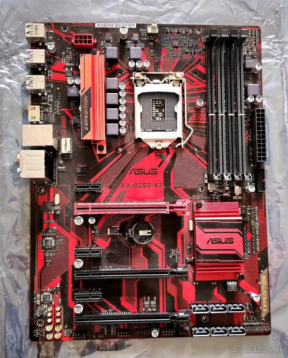 herna Asus EX-B250-V7+procesor i3 a chladic