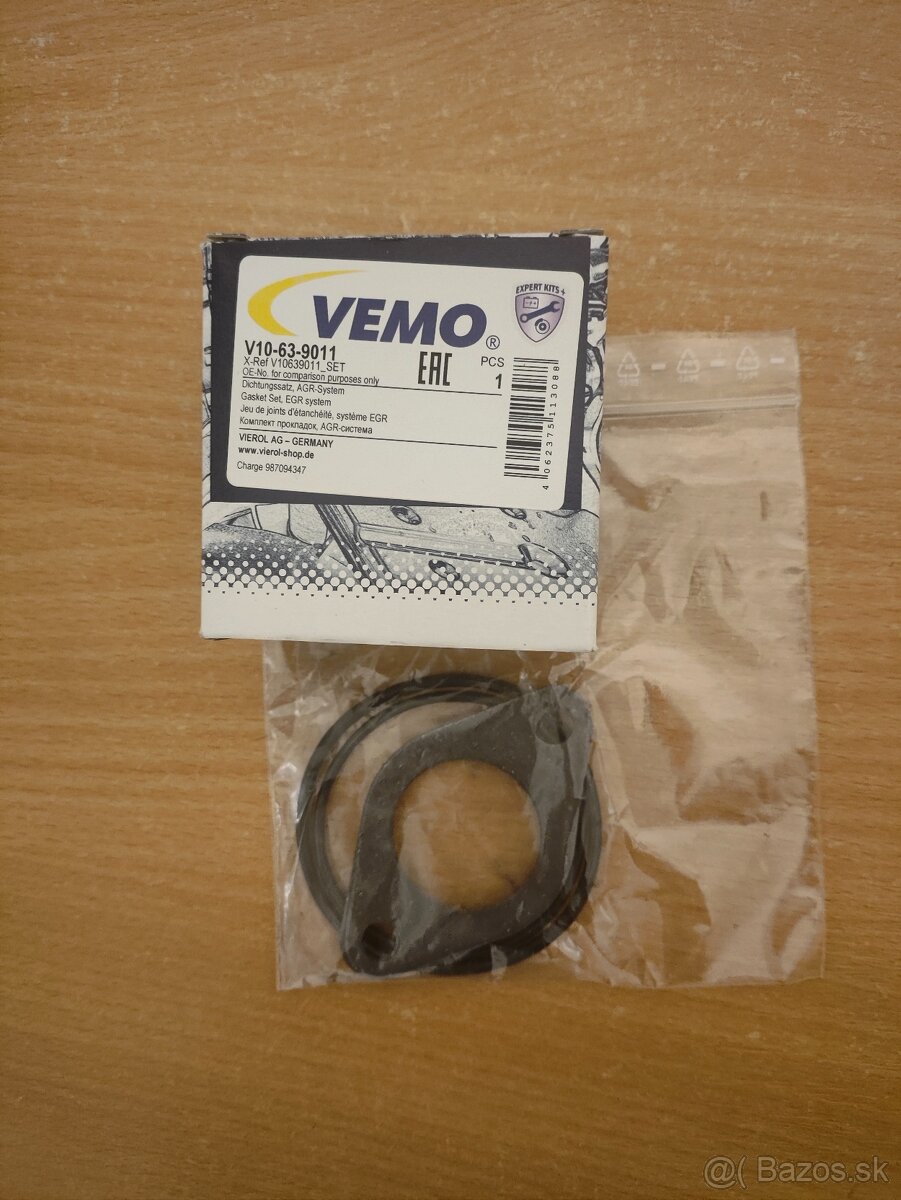 Sada tesnení,VW passat 1.9 Tdi AGR-System VEMO V10-63-9011