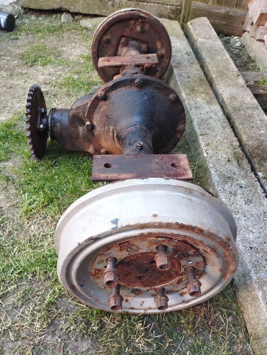 Náprava zadná s s prevodovkou - predaj.