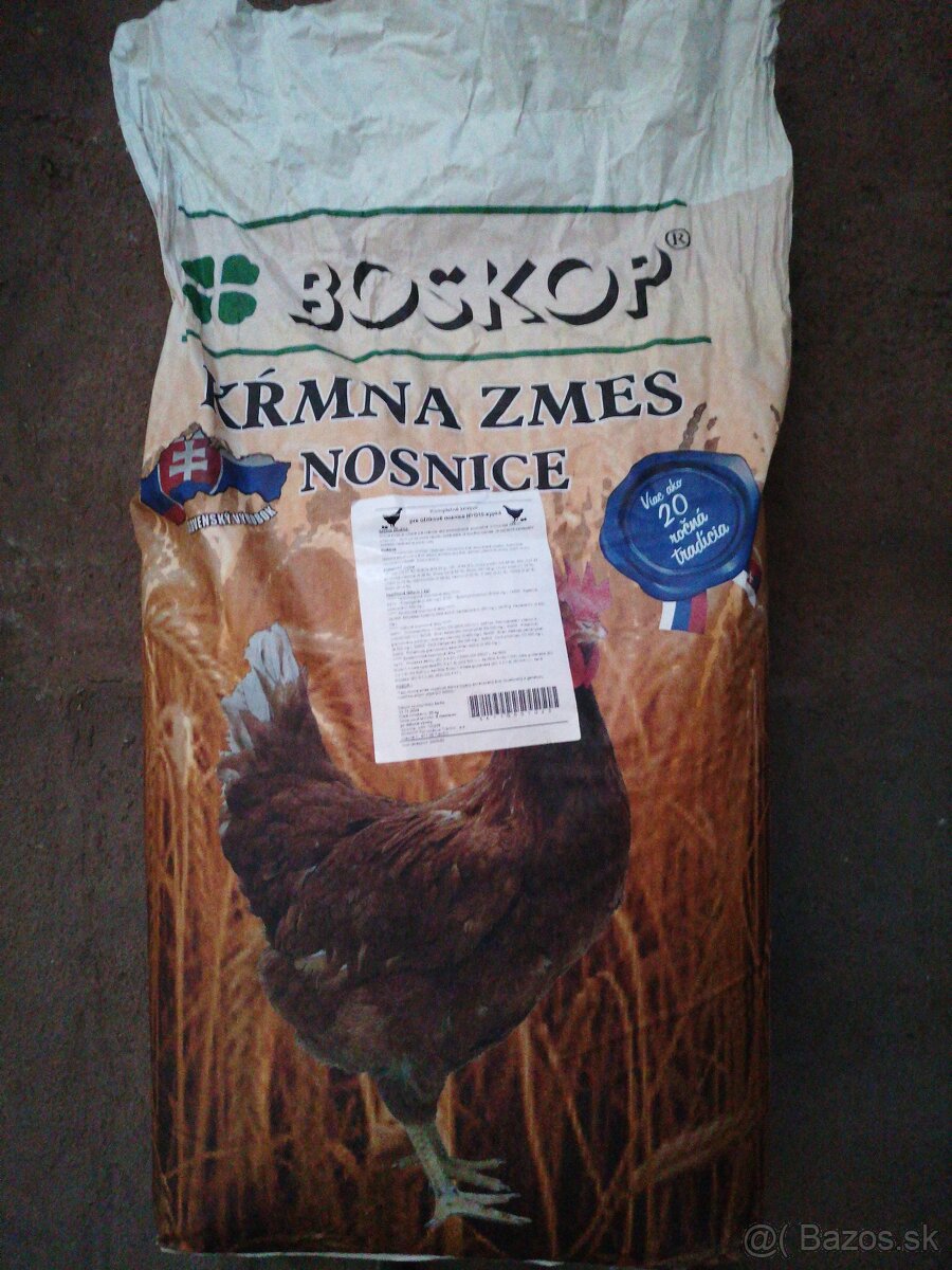 Predám krmna zmes, krmivo, šrot, zmesku pre nosnice