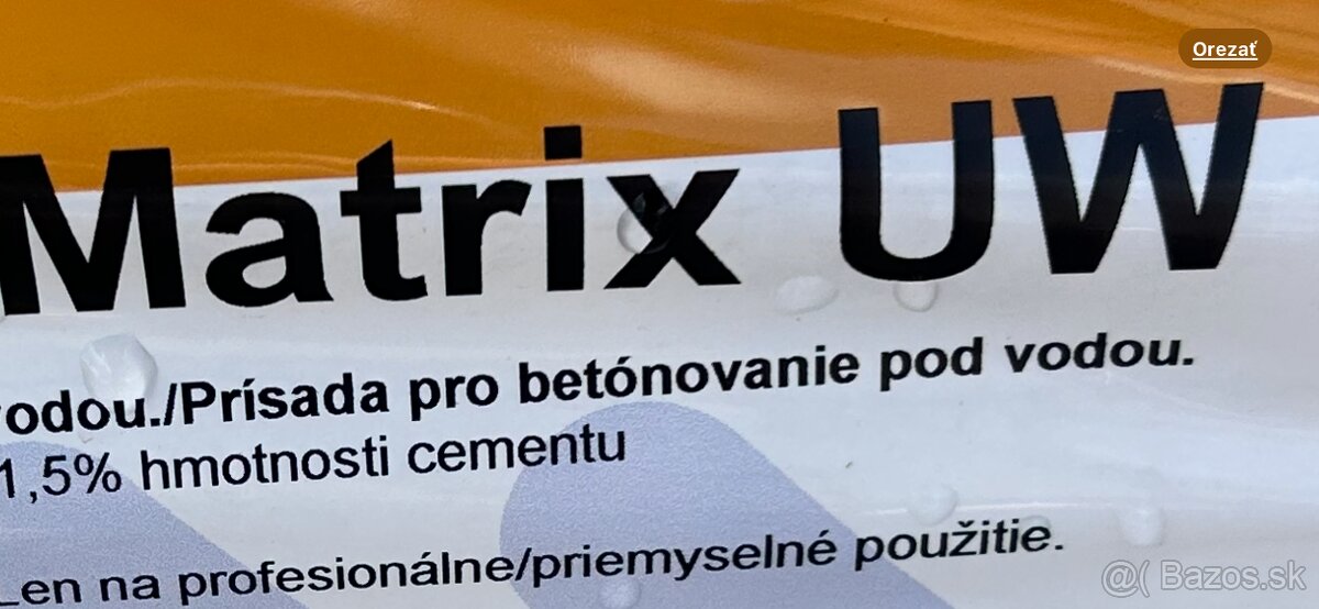 Prisada do betonu Master Matrix