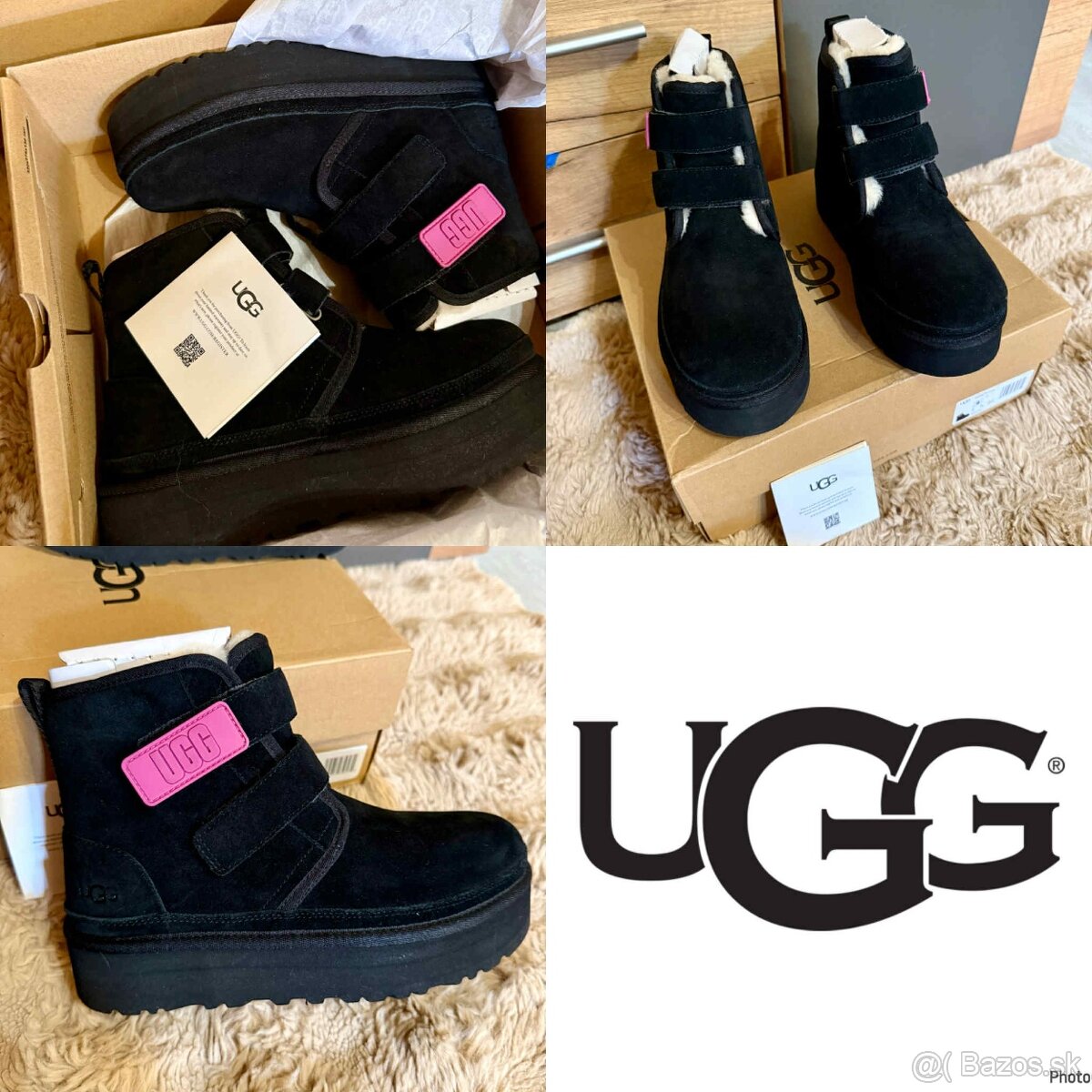 ugg neumel platform original damske kozene cizmy-snehule