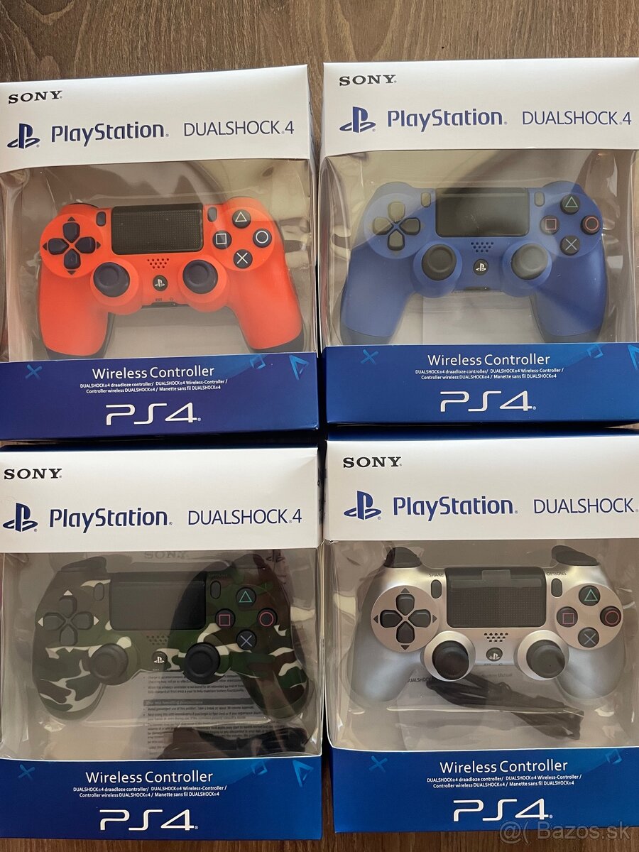 Ps4 ovládače rôzne farby