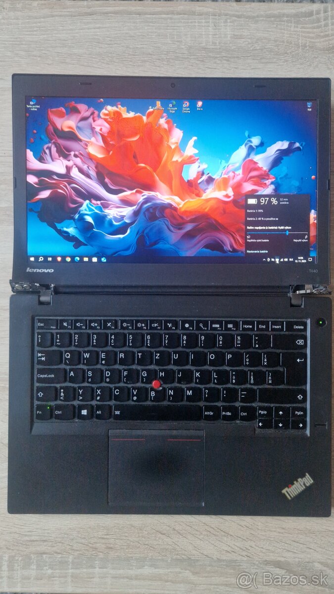 ThinkPad T440 funkcny - 4GB,320GB,WIN10, na nahradne diely