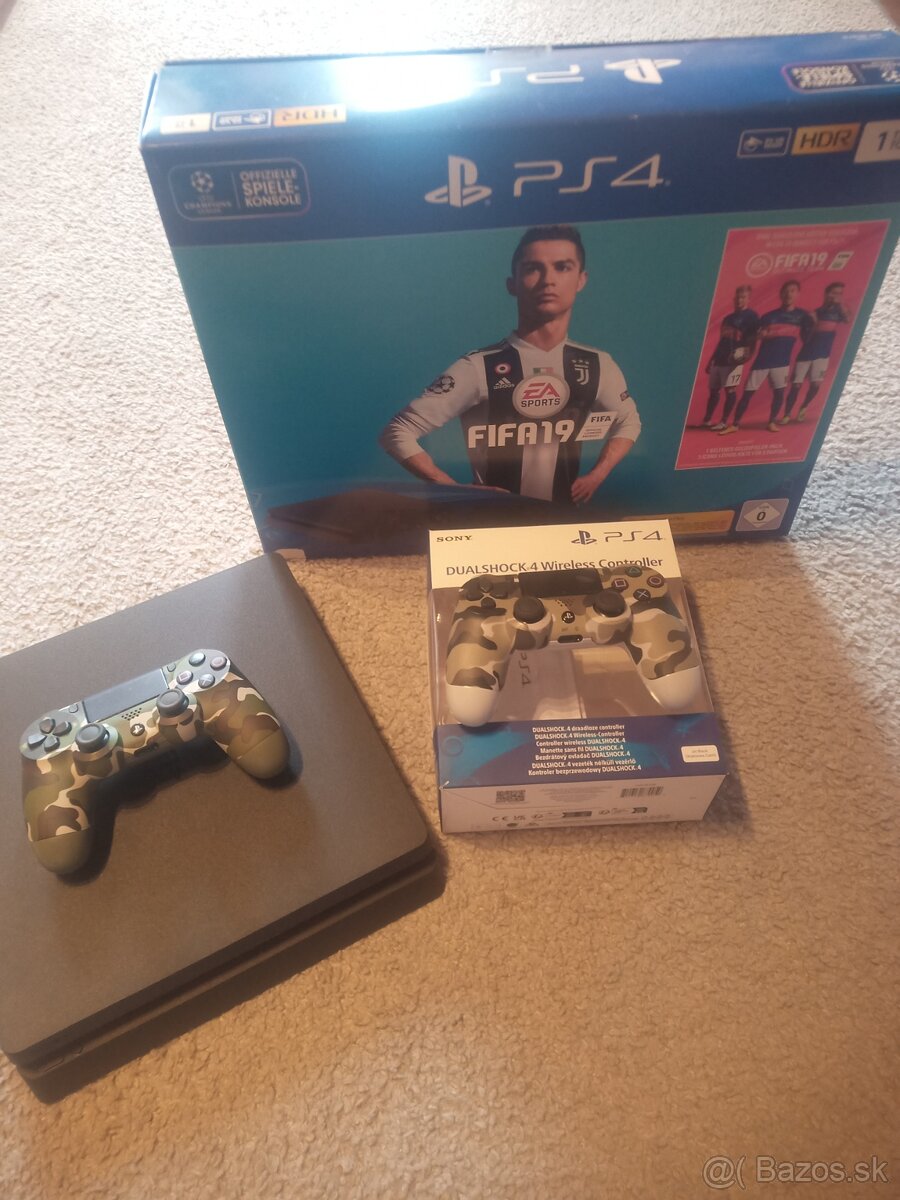 Predám playstation 4 , 42 hier , 2 ovládače