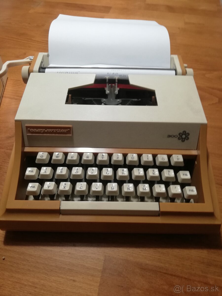 Retro hračka písací stroj