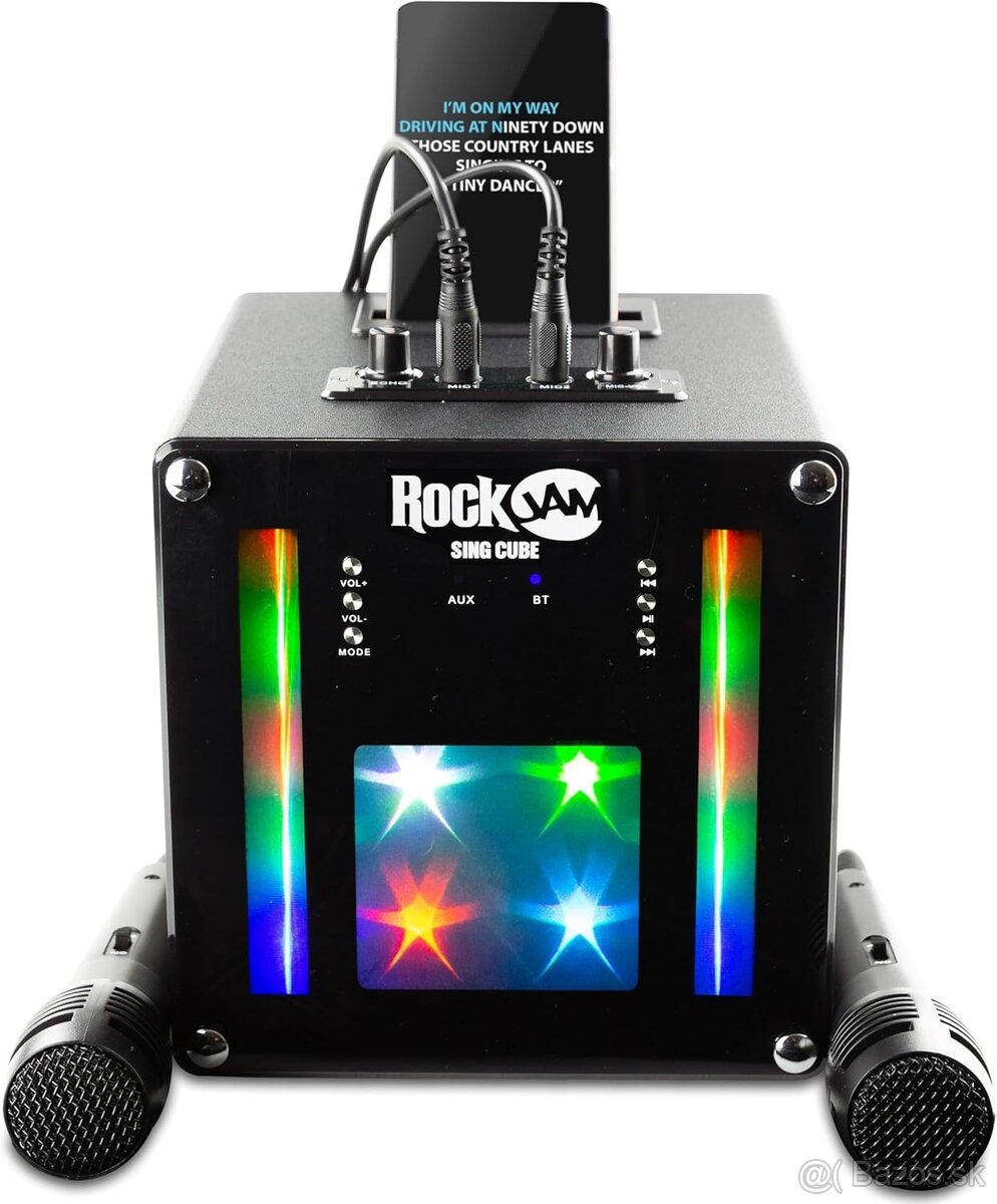 RockJam RJSC01-BK Singcube Bluetooth karaoke systém