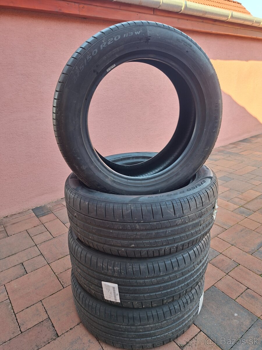 Predám letné pneu.Pirelli P Zero--275/50/20--113W
