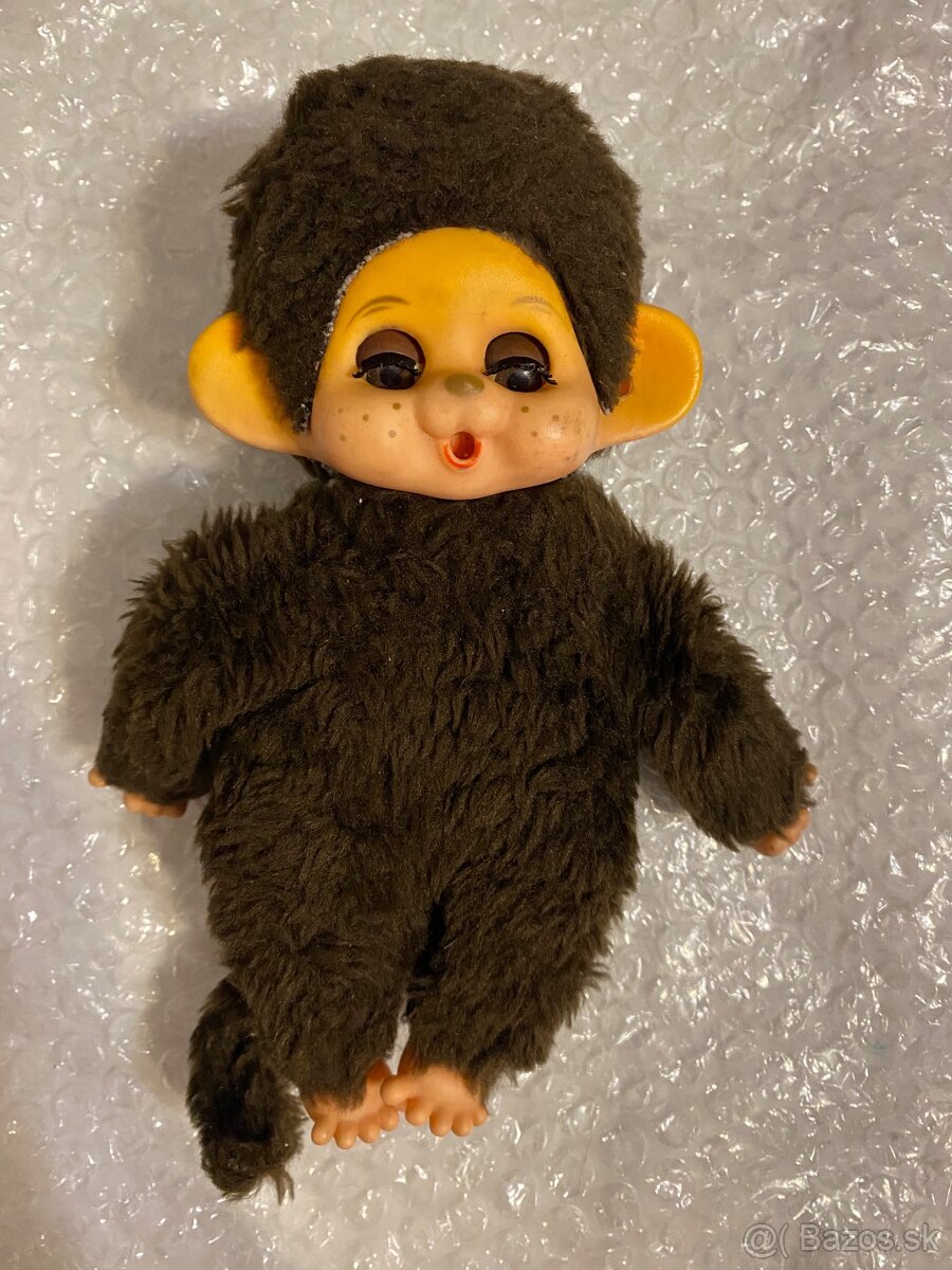 Retro hračka - hnedý mončiči