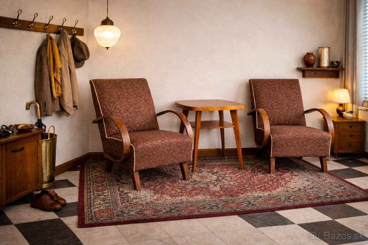 Kreslo Halabala vintage retro