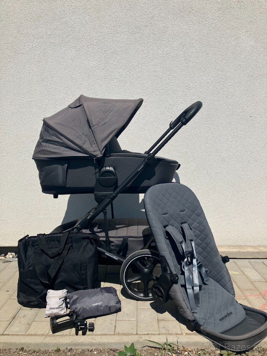 EASYWALKER Harvey5 Premium Mineral Grey XXL set AIR